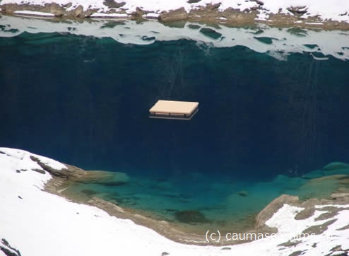 Caumasee - Auch im Winter eine Attraktion