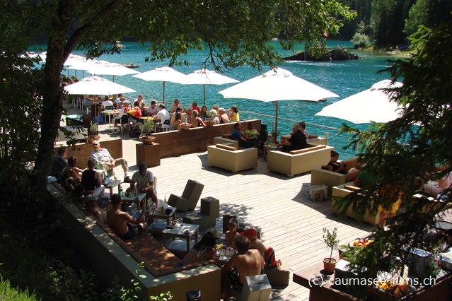 Restaurant am trkisblauen Caumasee